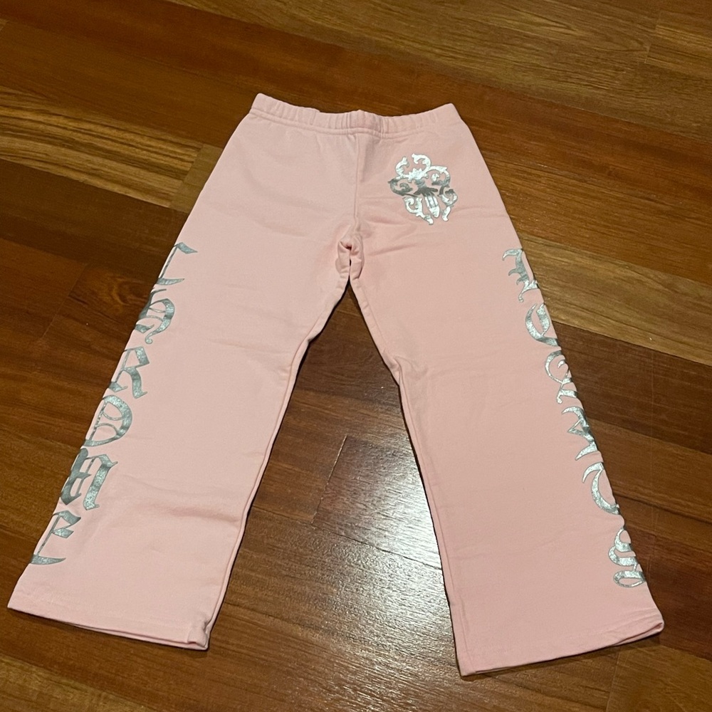 Chrome Hearts Kids- brand new pink sweatpants 4T